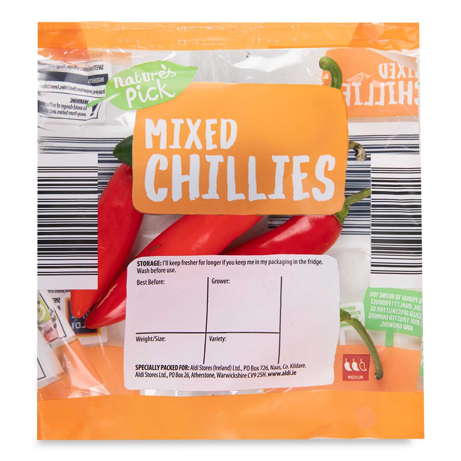 Mixed Chillies 50g Nature's Pick